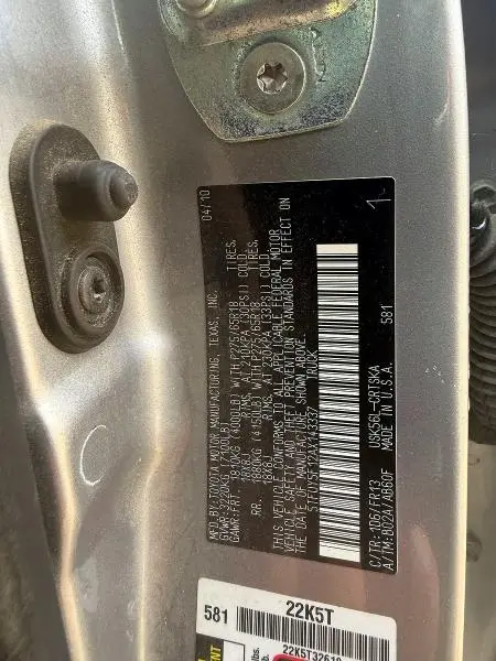 2010 TOYOTA TUNDRA DOUBLE CAB SR5  