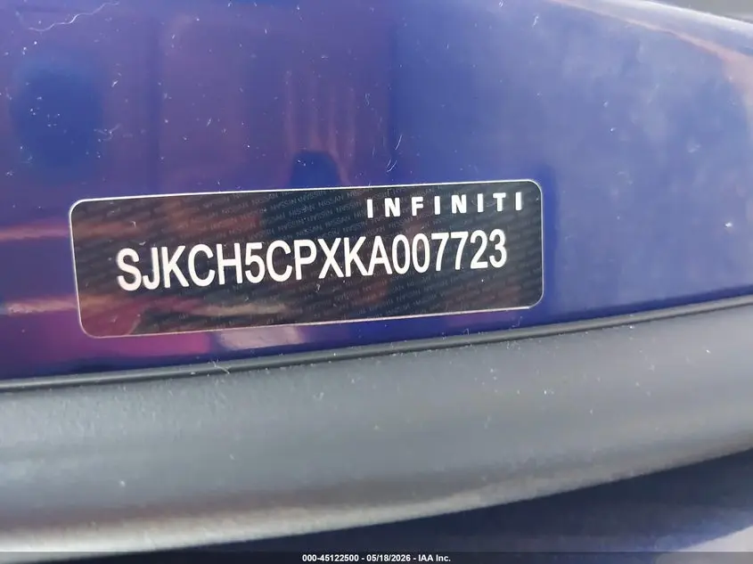 2019 INFINITI QX30 LUXE