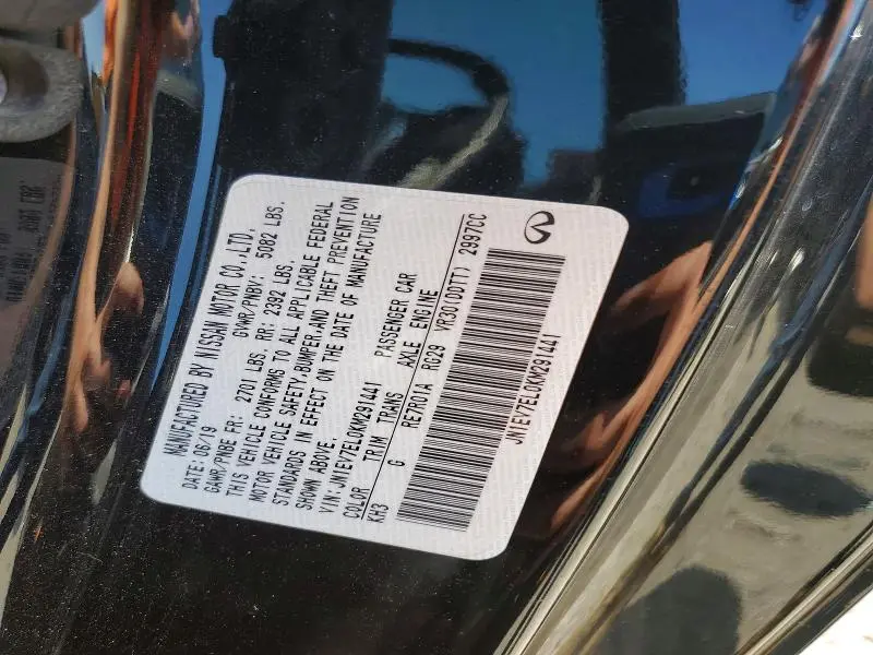 2019 INFINITI Q60 3.0T LUXE  
