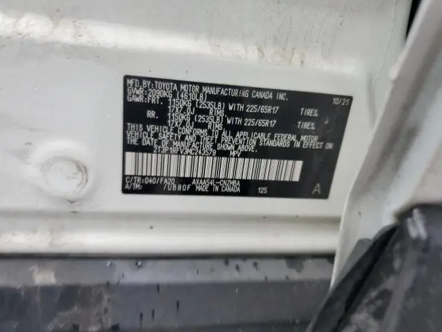 2021 TOYOTA RAV4 XLE  