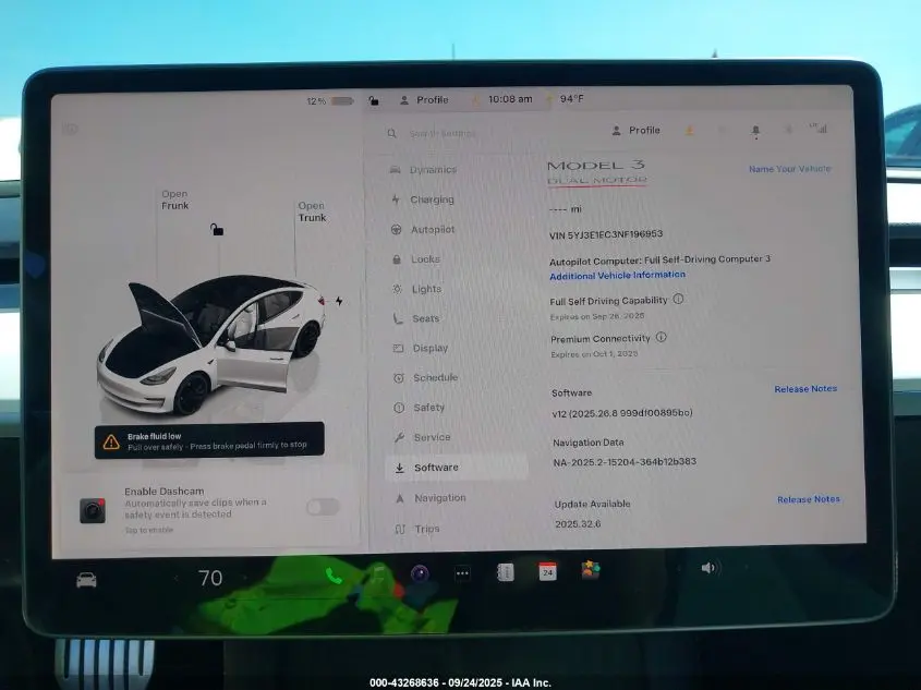 2022 TESLA MODEL 3 PERFORMANCE DUAL MOTOR ALL-WHEEL DRIVE