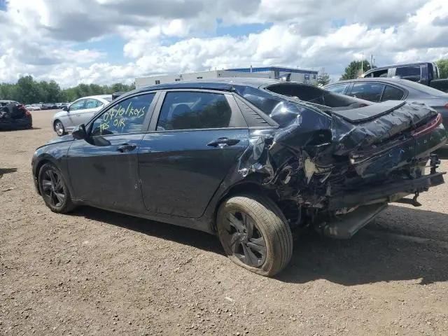 2022 HYUNDAI ELANTRA BLUE  