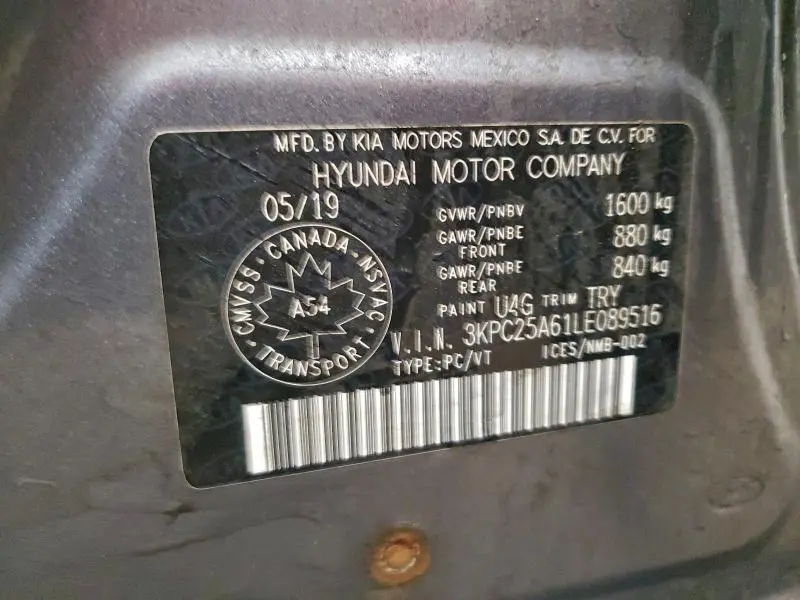 2020 HYUNDAI ACCENT SE  