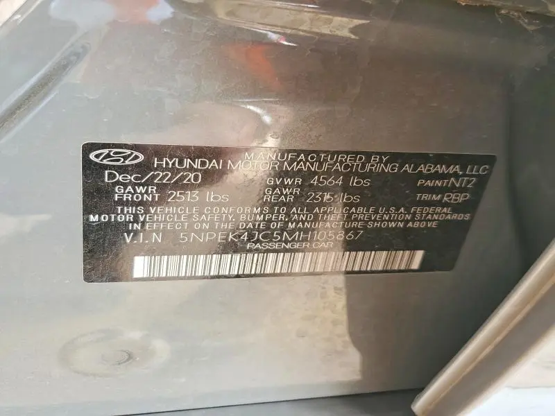 2021 HYUNDAI SONATA N LINE  