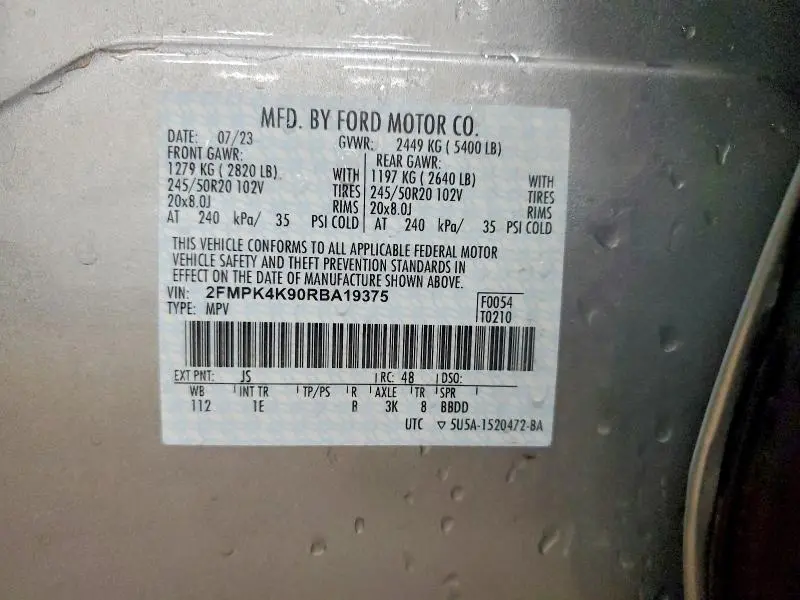 2024 FORD EDGE TITANIUM  