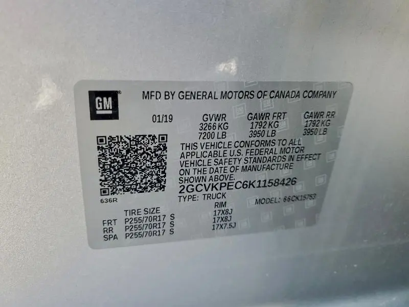 2019 CHEVROLET SILVERADO LD K1500 LT  