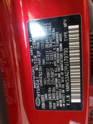 2023 HYUNDAI KONA LIMITED  