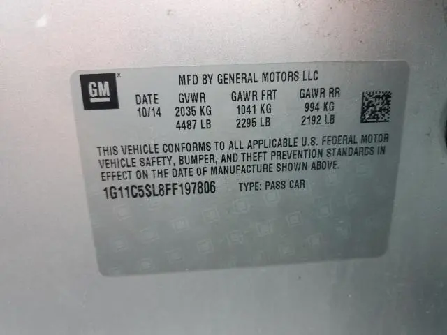 2015 CHEVROLET MALIBU 1LT  