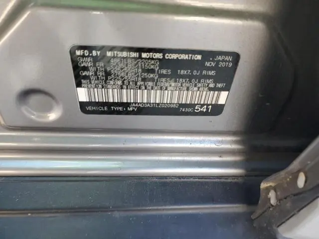 2020 MITSUBISHI OUTLANDER SE  