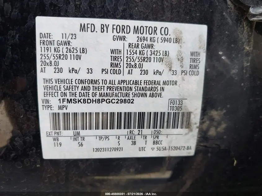2023 FORD EXPLORER XLT