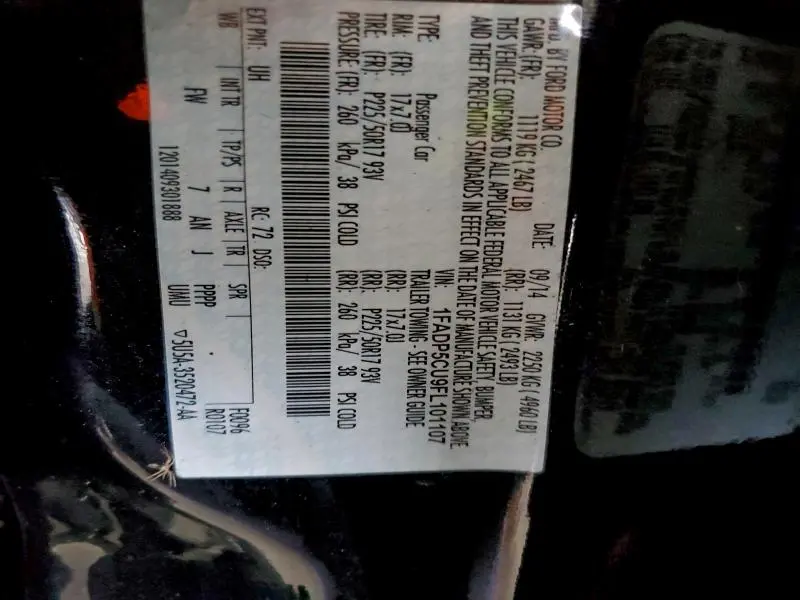 2015 FORD C-MAX PREMIUM SEL  