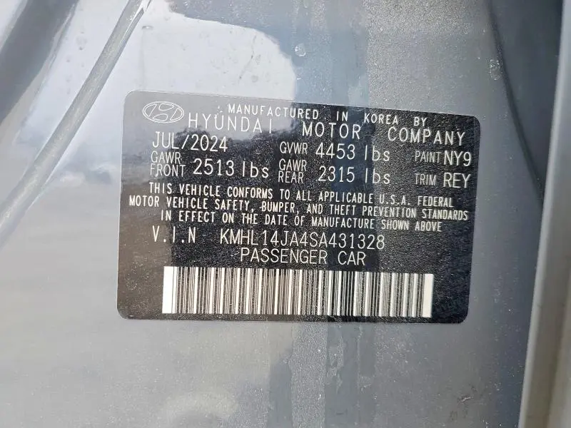 2025 HYUNDAI SONATA SEL CONVENIENCE  
