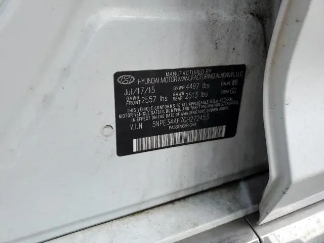 2016 HYUNDAI SONATA SPORT  