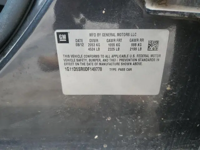 2013 CHEVROLET MALIBU 1LT  