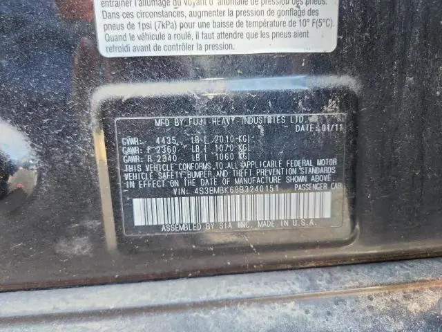 2011 SUBARU LEGACY 2.5I LIMITED  