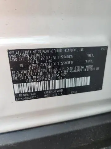 2023 TOYOTA RAV4 XLE  