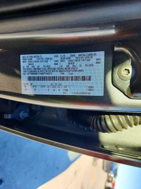 2022 FORD F250 SUPER DUTY  