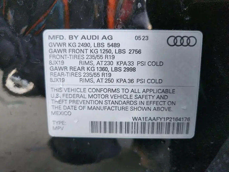 2023 AUDI Q5 PREMIUM PLUS 45  