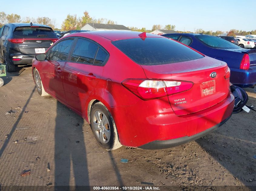 2015 KIA FORTE LX