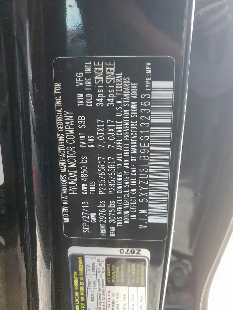 2014 HYUNDAI SANTA FE SPORT   