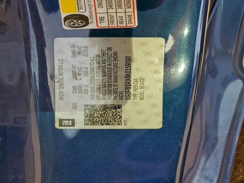 2019 CHEVROLET CAMARO LS  