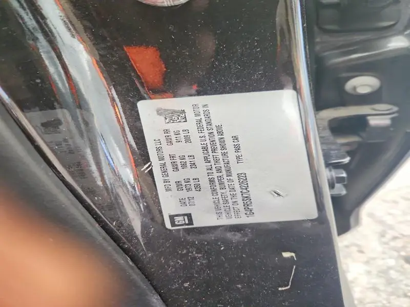 2012 BUICK VERANO CONVENIENCE  