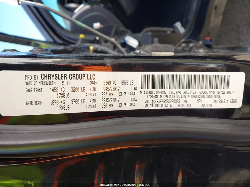 2014 JEEP GRAND CHEROKEE LAREDO