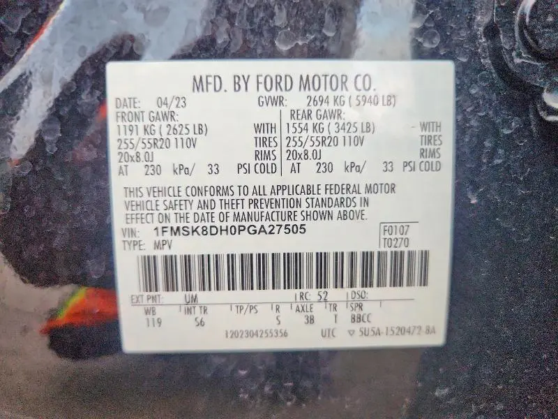 2023 FORD EXPLORER XLT  