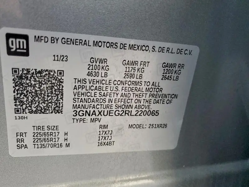 2024 CHEVROLET EQUINOX LT  