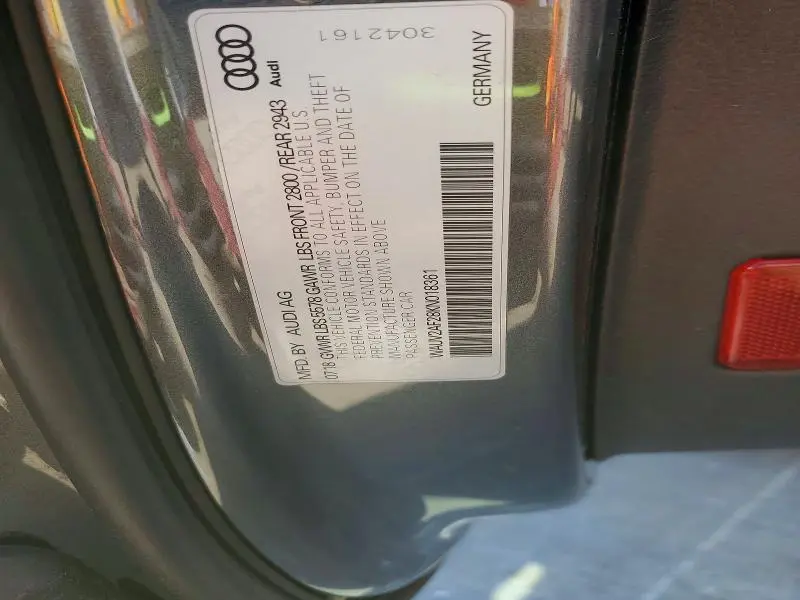 2019 AUDI A7 PRESTIGE S-LINE  