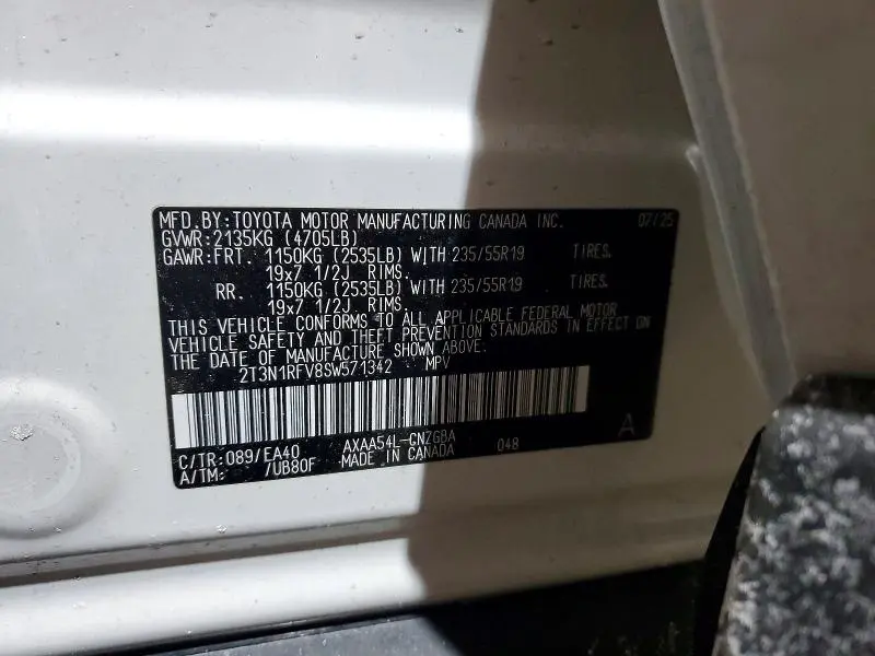 2025 TOYOTA RAV4 LIMITED  