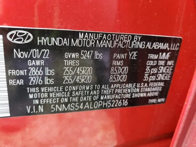 2023 HYUNDAI SANTA FE CALLIGRAPHY  