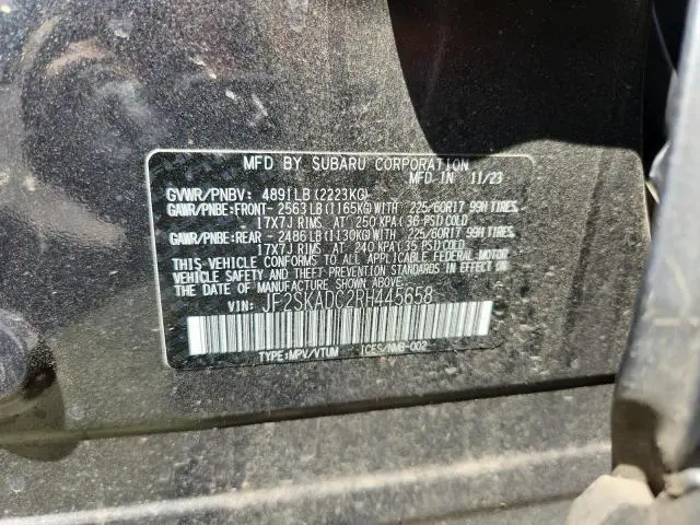 2024 SUBARU FORESTER PREMIUM  