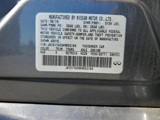 2019 INFINITI Q50 LUXE  