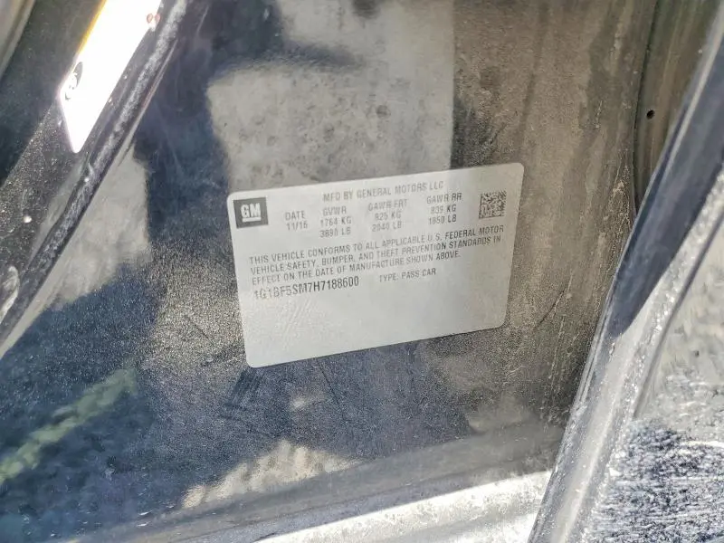 2017 CHEVROLET CRUZE PREMIER  