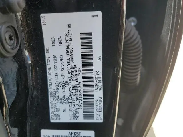2016 TOYOTA TUNDRA DOUBLE CAB SR  