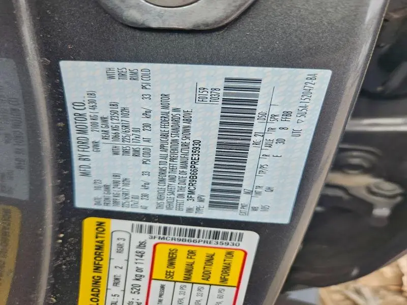 2023 FORD BRONCO SPORT BIG BEND  