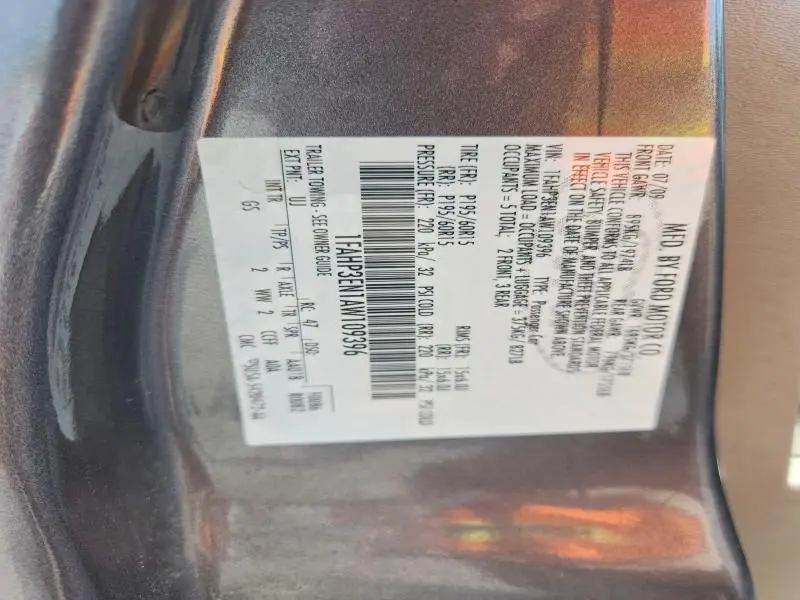 2010 FORD FOCUS S  