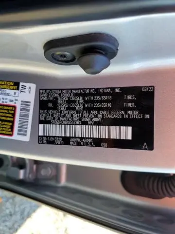 2022 TOYOTA HIGHLANDER HYBRID XLE  