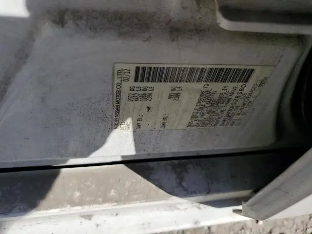 2012 NISSAN ALTIMA SR  