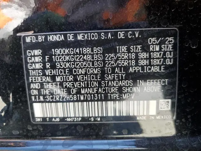 2026 HONDA HR-V SPORT