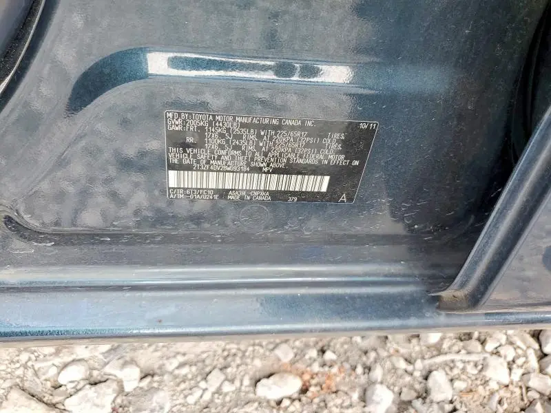 2011 TOYOTA RAV4 BASE  