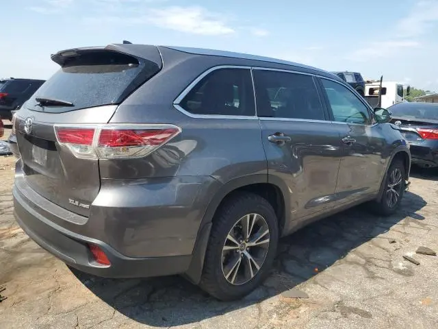 2016 TOYOTA HIGHLANDER XLE  