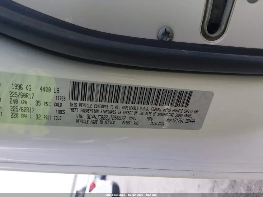2018 JEEP COMPASS LATITUDE FWD