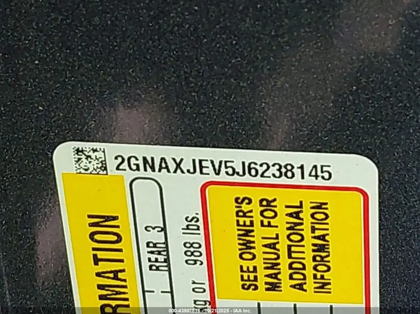 2018 CHEVROLET EQUINOX LT