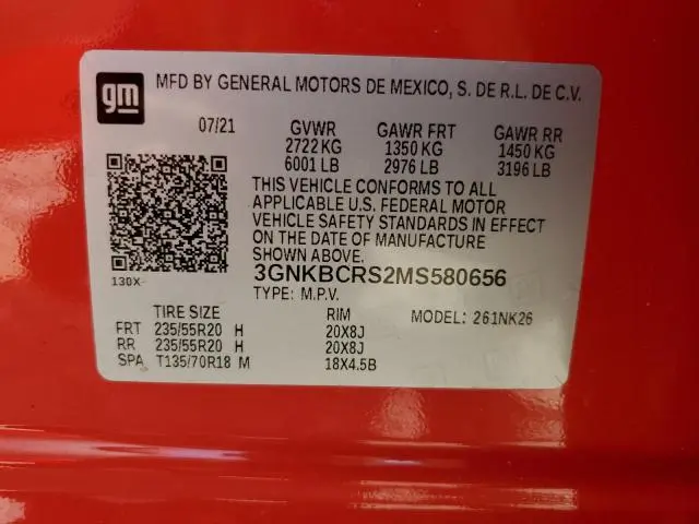 2021 CHEVROLET BLAZER 2LT  