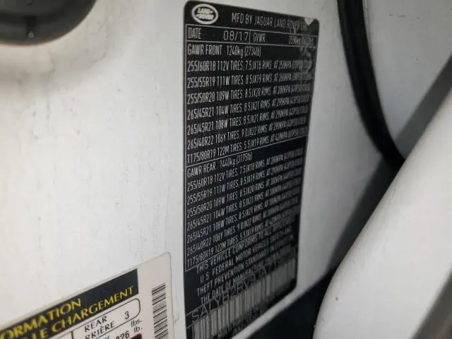 2018 LAND ROVER RANGE ROVER VELAR S  