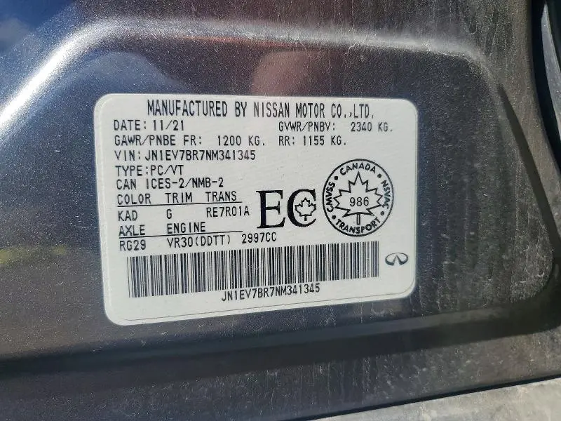 2022 INFINITI Q50 LUXE  