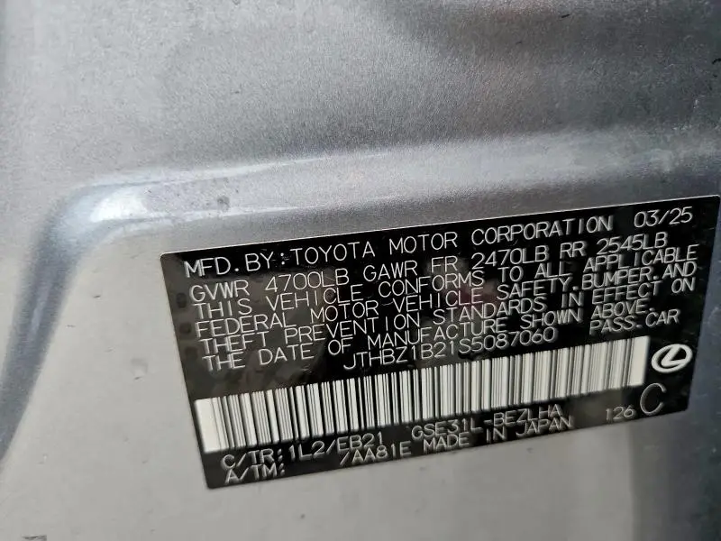 2025 LEXUS IS 350 F SPORT DESIGN  