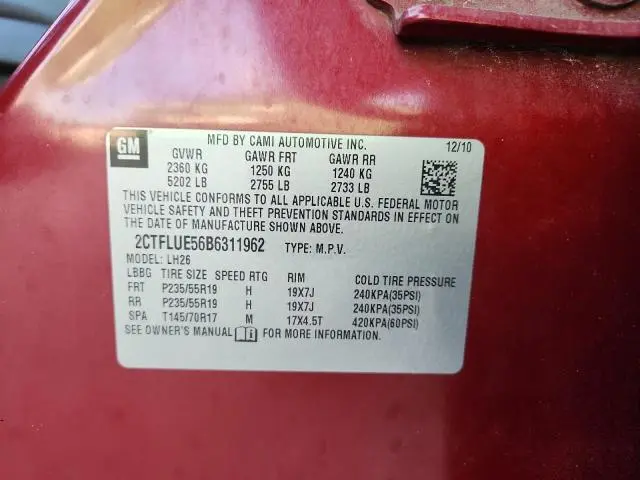 2011 GMC TERRAIN SLT  